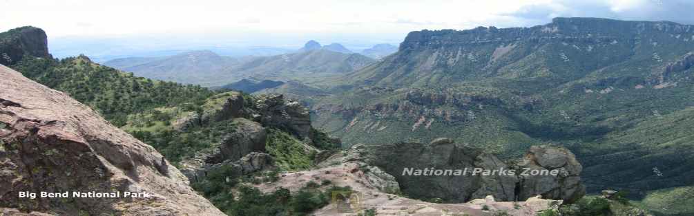 Picture showing a view along the Lost Mine Hike in Texas' Big Bend National Park