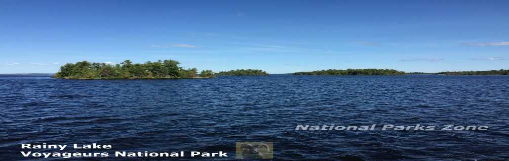 Picture of Rainy Lake viewed from the NPS tour boat Voyageur