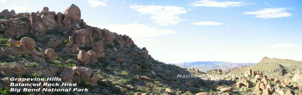 Picture of Grapevine Hill's Balanced Rock hike in Big Bend National Park in Texas