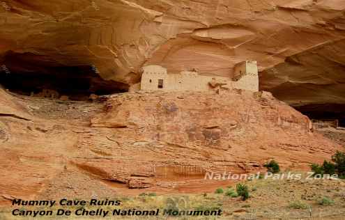 Picture of Mummy Cave Ruins in Canyon De Chelly National Monument