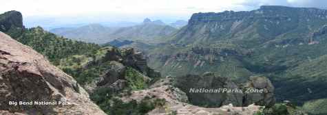 Picture showing a view along the Lost Mine Hike in Texas' Big Bend National Park