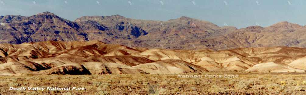 Picture of a typical scene in Death Valley National Park