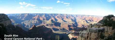 Picture of a panoramic view of Grand Canyon National Park taken from the South Rim