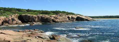 Picture of the Maine coastline in Acadia National Park